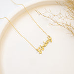 925 Sterling Silver Name Necklace,