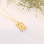 925 Sterling Silver Dad Yazılı Kişiselleştirilebilir Necklace