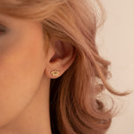 925 Sterling Silver Flower Studs