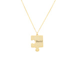 925 Sterling Silver Personalized Puzzle Necklace