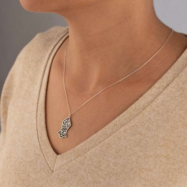 925 Sterling Silver Nal-I Şerif Necklace