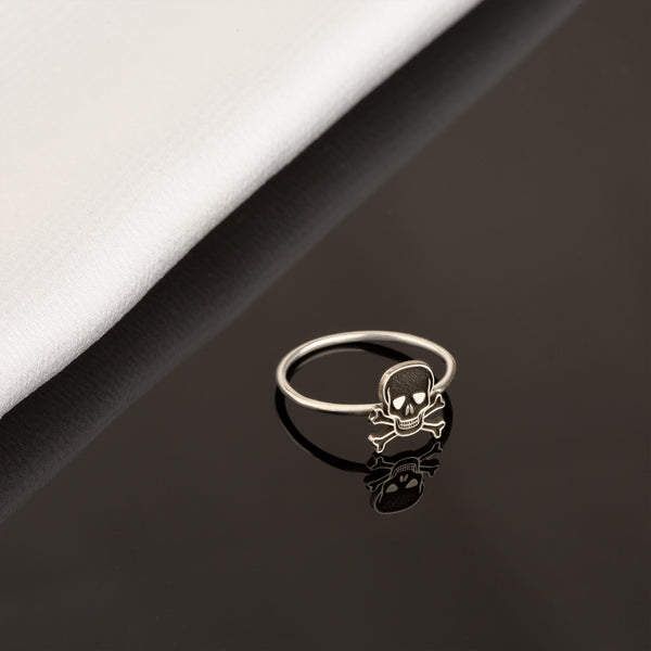925 Sterling Silver Skull Statement Ring