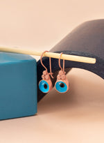 925 Sterling Silver Evil Eye Earrings