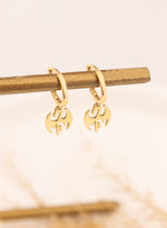 925 Sterling Silver Hoop Dragon Earrings