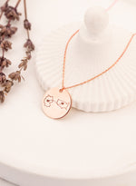 925 Sterling Silver Love Map Necklace