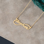 925 Sterling Silver Infinity Name Necklace
