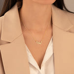 925 Sterling Silver Arabic Name Necklace