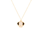 925 Sterling Silver Enamel Dog Necklace