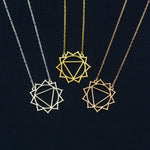 925 Sterling Silver Solar Plexus Chakra Necklace