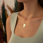 925 Sterling Silver Personalized Puzzle Necklace