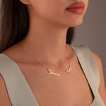 925 Sterling Silver Personalized Multiple Name Necklace