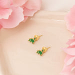 925 Sterling Silver Enamel Dinosaur Studs