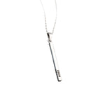 925 Sterling Silver Kişileştirilebilir Bar Necklace,