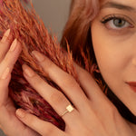 925 Sterling Silver Ortada Square Ring