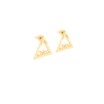 925 Sterling Silver Ear Jacket Name Earrings