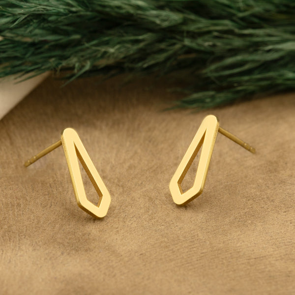 925 Sterling Silver Right Triangle Earring