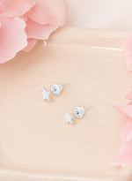 925 Sterling Silver Star Studs