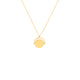 925 Sterling Silver Circle With Arch Necklace