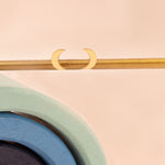 925 Sterling Silver Moon Studs