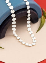 925 Sterling Silver Sequin Necklace