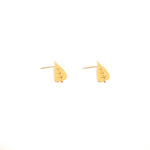 925 Sterling Silver Leaf Studs