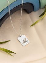 925 Sterling Silver Bee Necklace