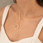 925 Sterling Silver Ring Holder Necklace