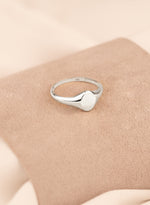 925 Sterling Silver Oval Signet Ring