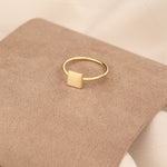 925 Sterling Silver Ortada Square Ring