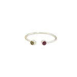 925 Sterling Silver Birth Stone Ring
