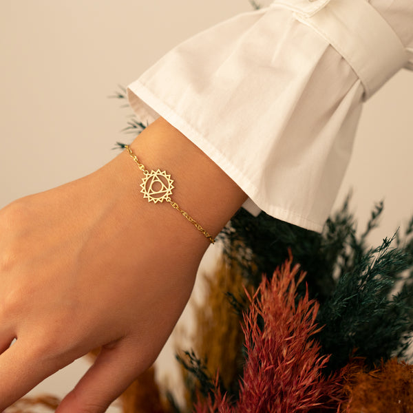 925 Sterling Silver Throat Chakra Bracelets