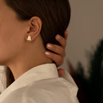925 Sterling Silver Ghost Studs