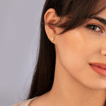 925 Sterling Silver Lightning Bolt Studs