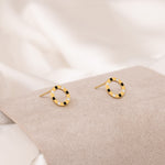 925 Sterling Silver Poker Chip Studs