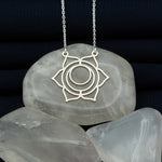 925 Sterling Silver Sacral Chakra Necklace