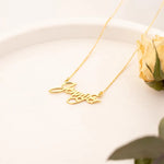 925 Sterling Silver Isim Necklace 2