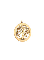 925 Sterling Silver Boş Hayat Ağacı