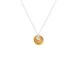 925 Sterling Silver Stacked Circle Name Necklace