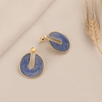 Silvery Blue Earrings