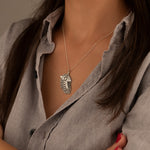 925 Sterling Silver Ellie'S Tattoo Necklace