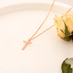 925 Sterling Silver Small Cross Necklace