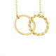 925 Sterling Silver İç İçe İki Hoop