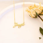 925 Sterling Silver Isim Necklace 2
