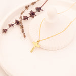 925 Sterling Silver Cross With Prayer Necklace
