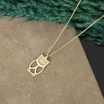 925 Sterling Silver Owl Necklace