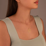 925 Sterling Silver Camera Aperture Pendant