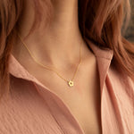 925 Sterling Silver Minimalist Daisy Necklace