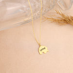 925 Sterling Silver 3 Piece Puzzle Heart Name Necklace