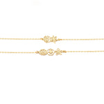 925 Sterling Silver Birth Flower Bracelet,