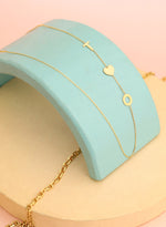 925 Sterling Silver Sideways Initials Necklace